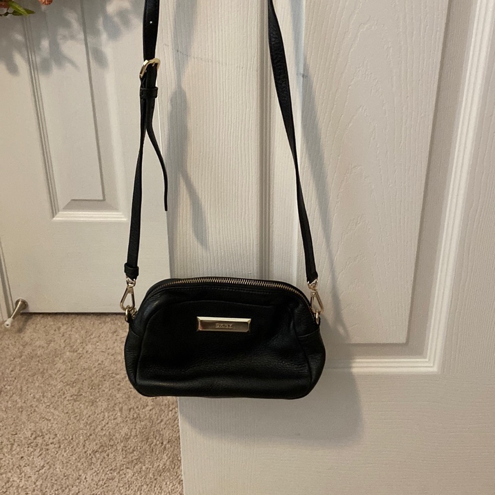 DKNY black crossbody purse